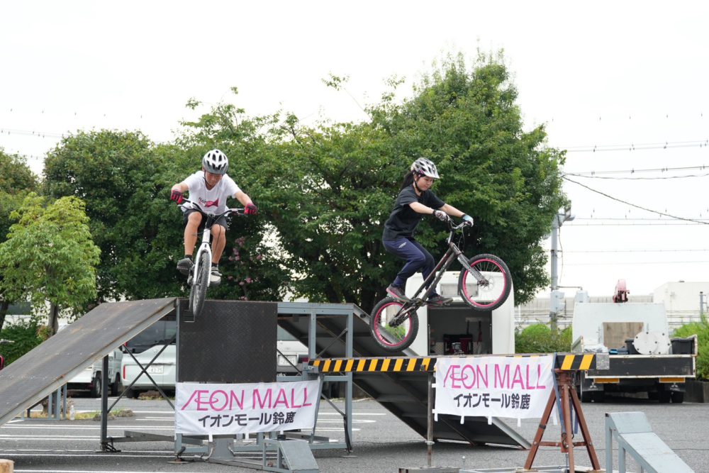 自転車体験